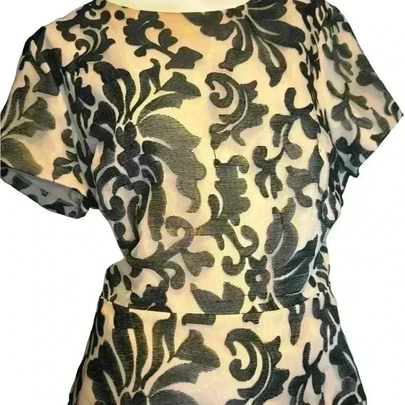 Nicole Miller French Roman Style Bodycon A Line Sleeveless Dress 10. #168 - Picture 2 of 12